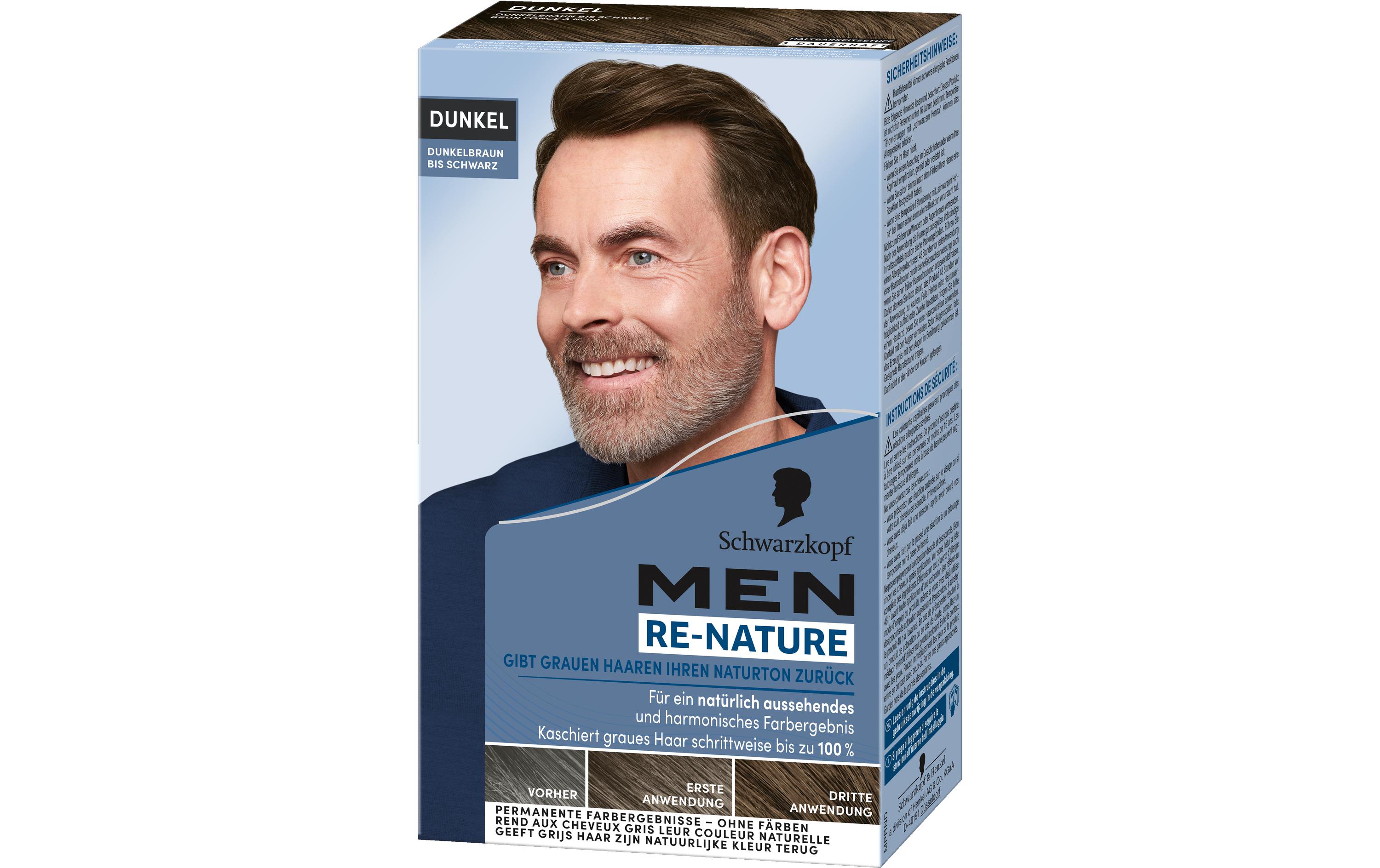 Haarcoloration Perfect Re-Nature DunkelKaschiert graues Haar schrittweise bis zu 100%