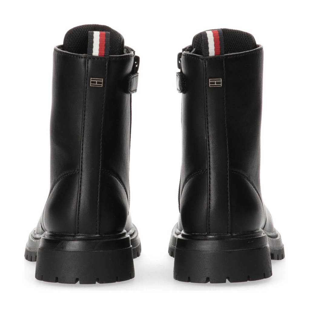 Tommy Hilfiger veterboots zwart
