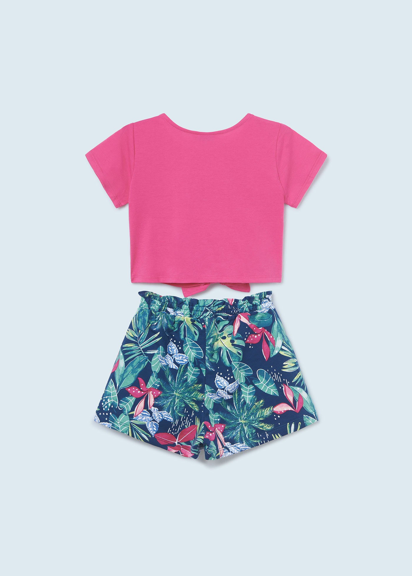 Conjunto de duas peças com estampa para meninas