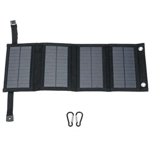 20W sammenleggbar solcellepanel bærbar kraftstasjonsgenerator USB-lader