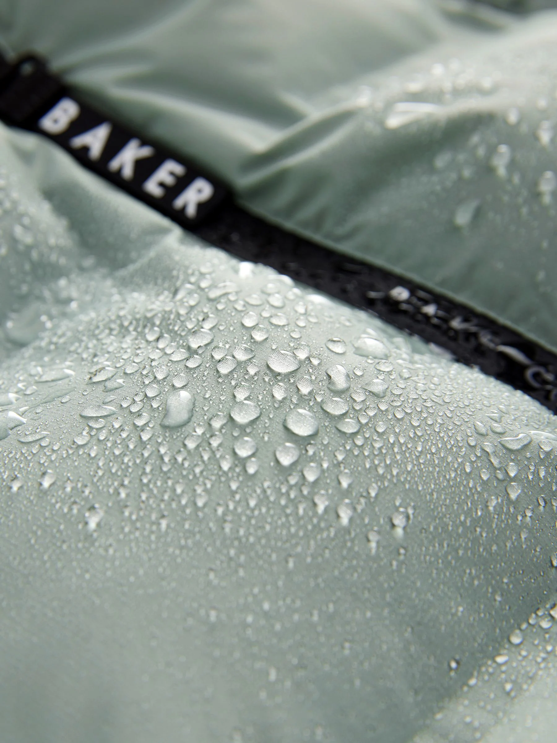 Baker by Ted Baker groene regenbestendige Heatseal jas