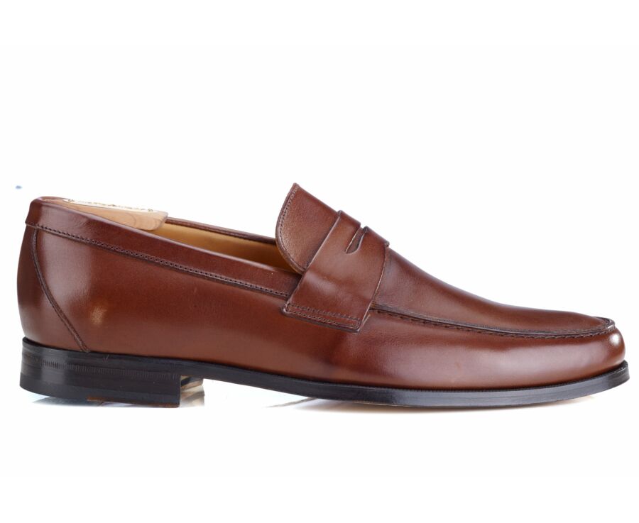 Mocassin homme cuir Chocolat - DAVIES
