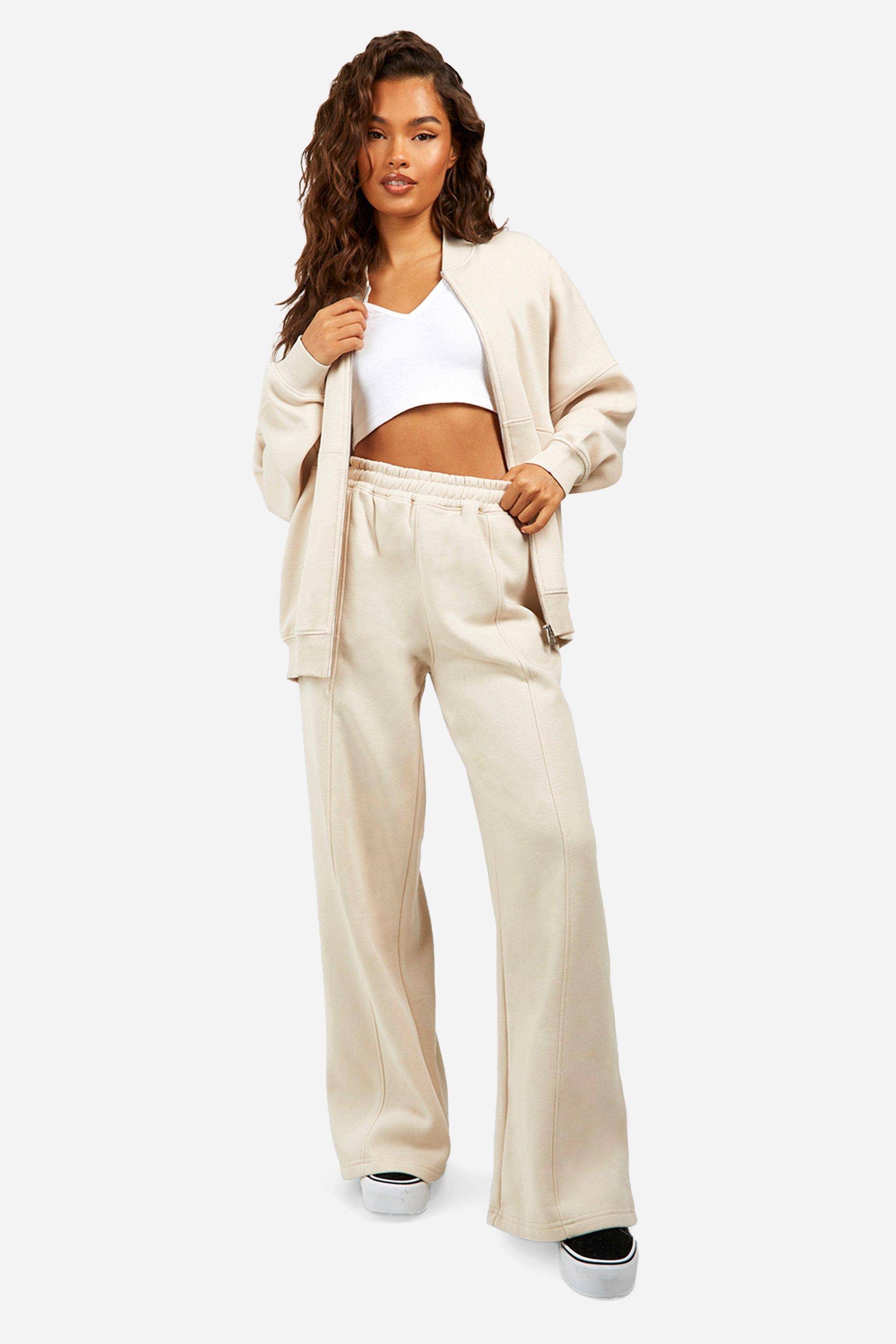 boohoo Ensemble De Survêtement Jambes Droites Avec Bomber Zippé