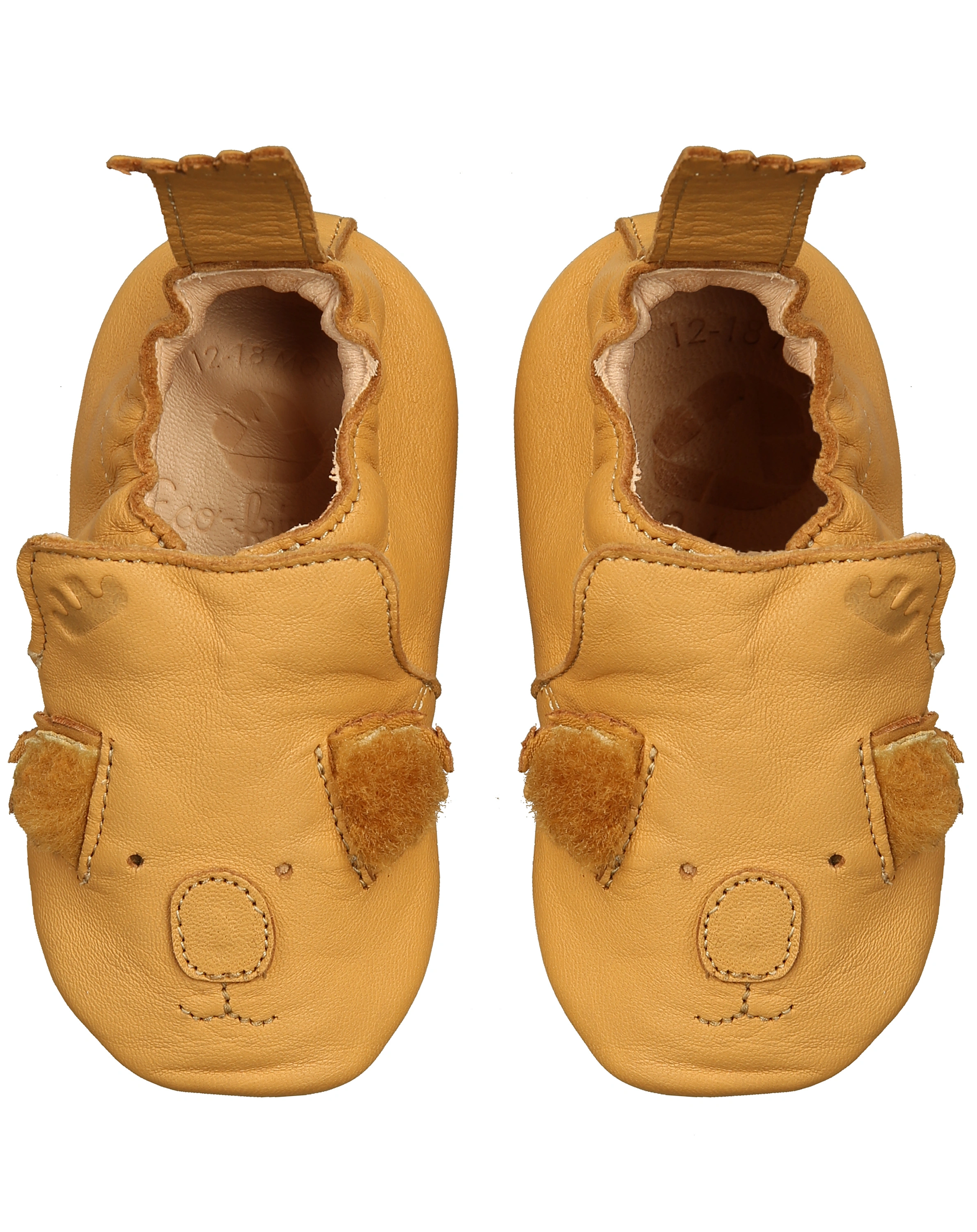 Leder-Krabbelschuhe BLUMOO KOALA in hellbraun