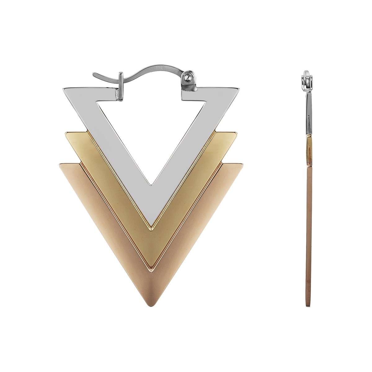 Boucles d'oreilles pendantes en Acier