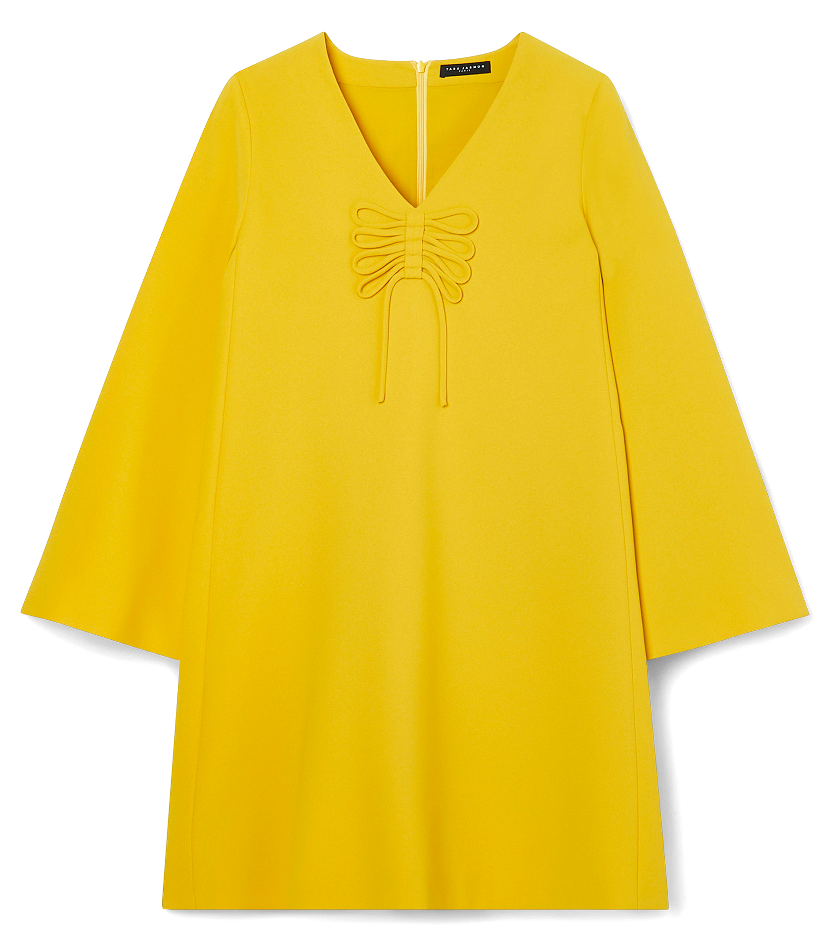 ROLIE - Robe courte col V | Jaune