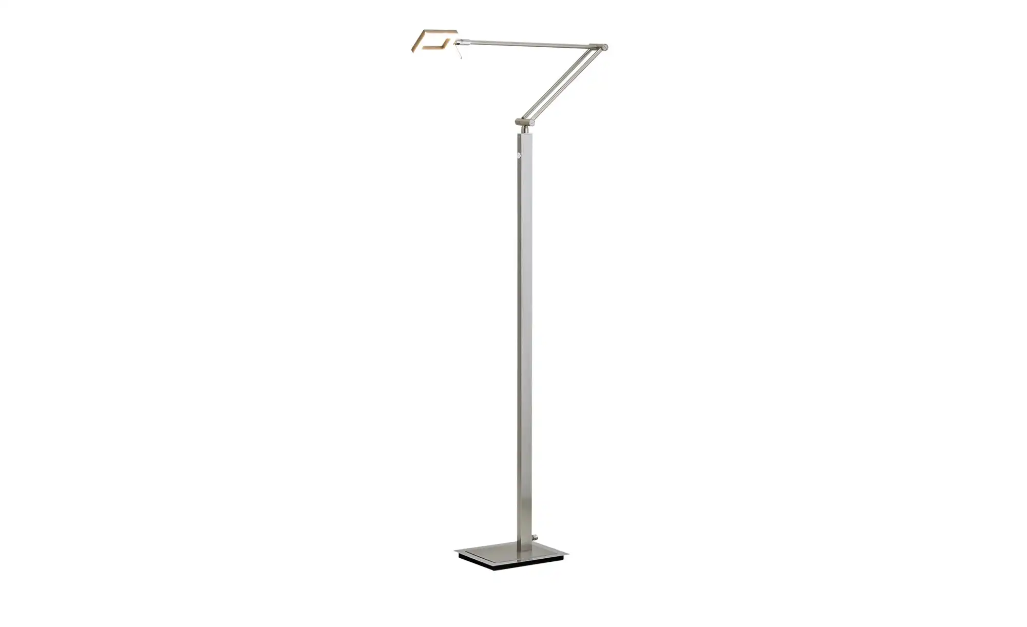 Paul Neuhaus LED- Stehleuchte, 1- flammig, nickel matt, Kopf eckig