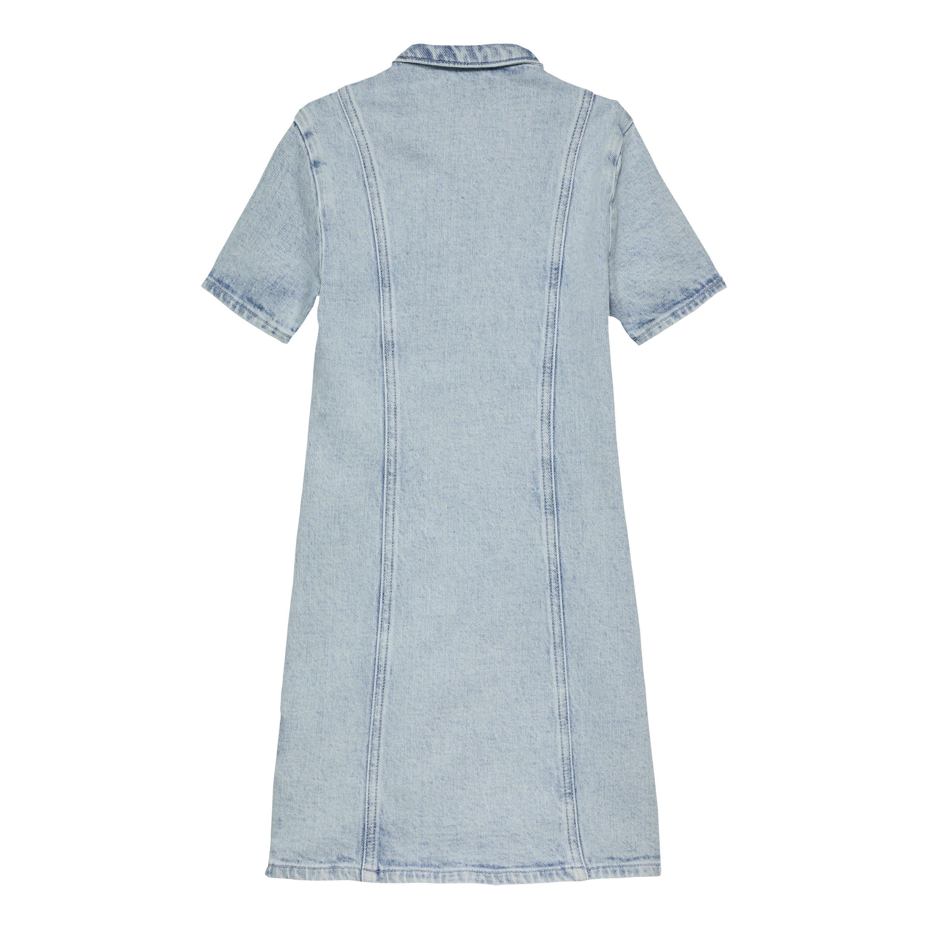 Calvin Klein Jeans DENIM DRESS CLEAN SKY BLUE