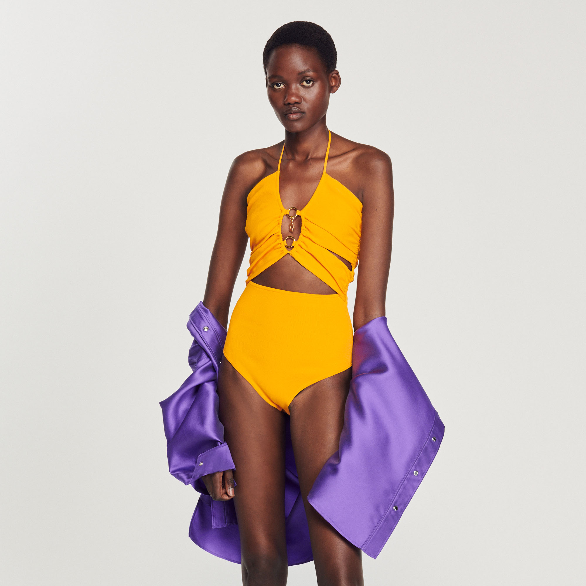 Body en maille detail anneaux