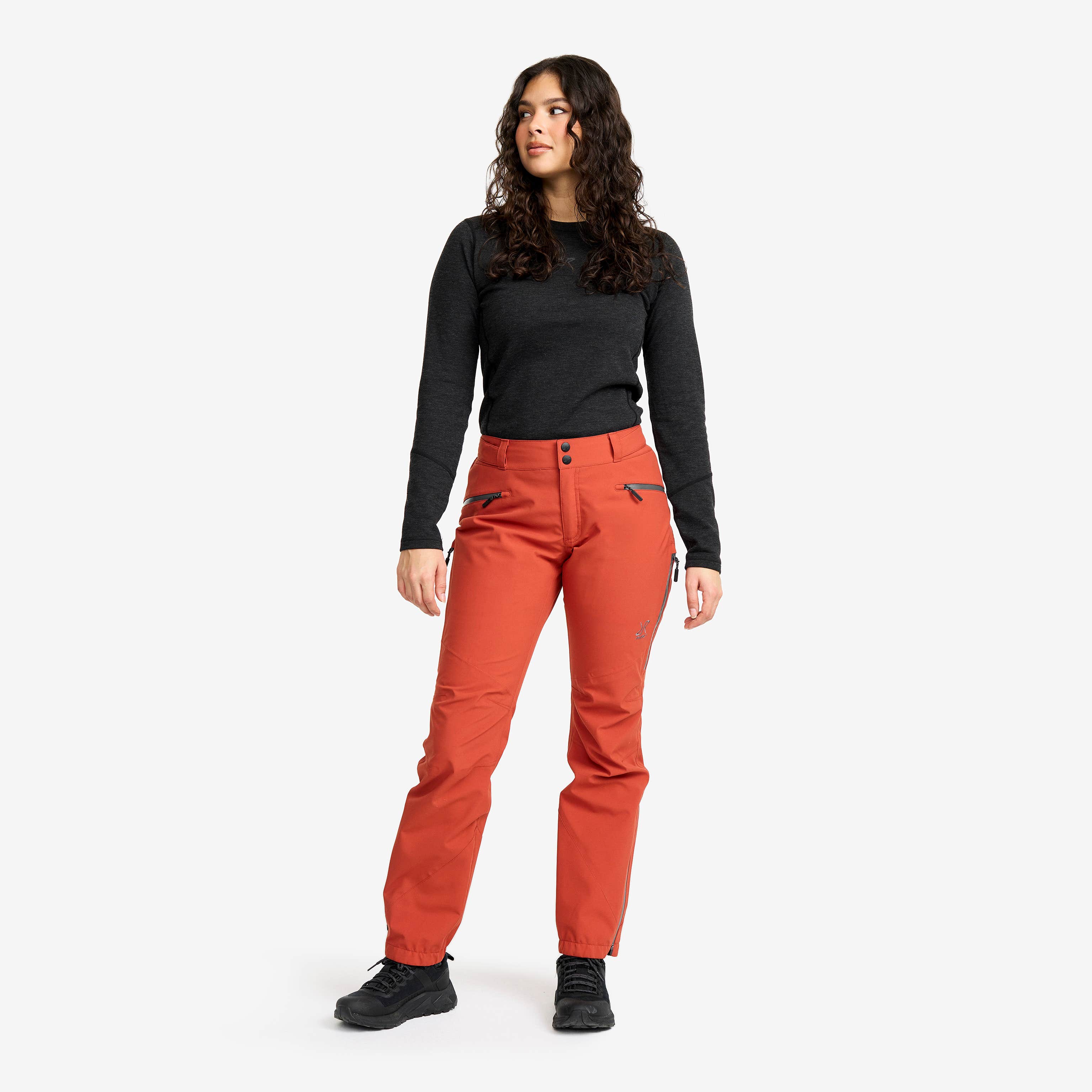 Silence Proshell 3L Pants Dame Cinnabar
