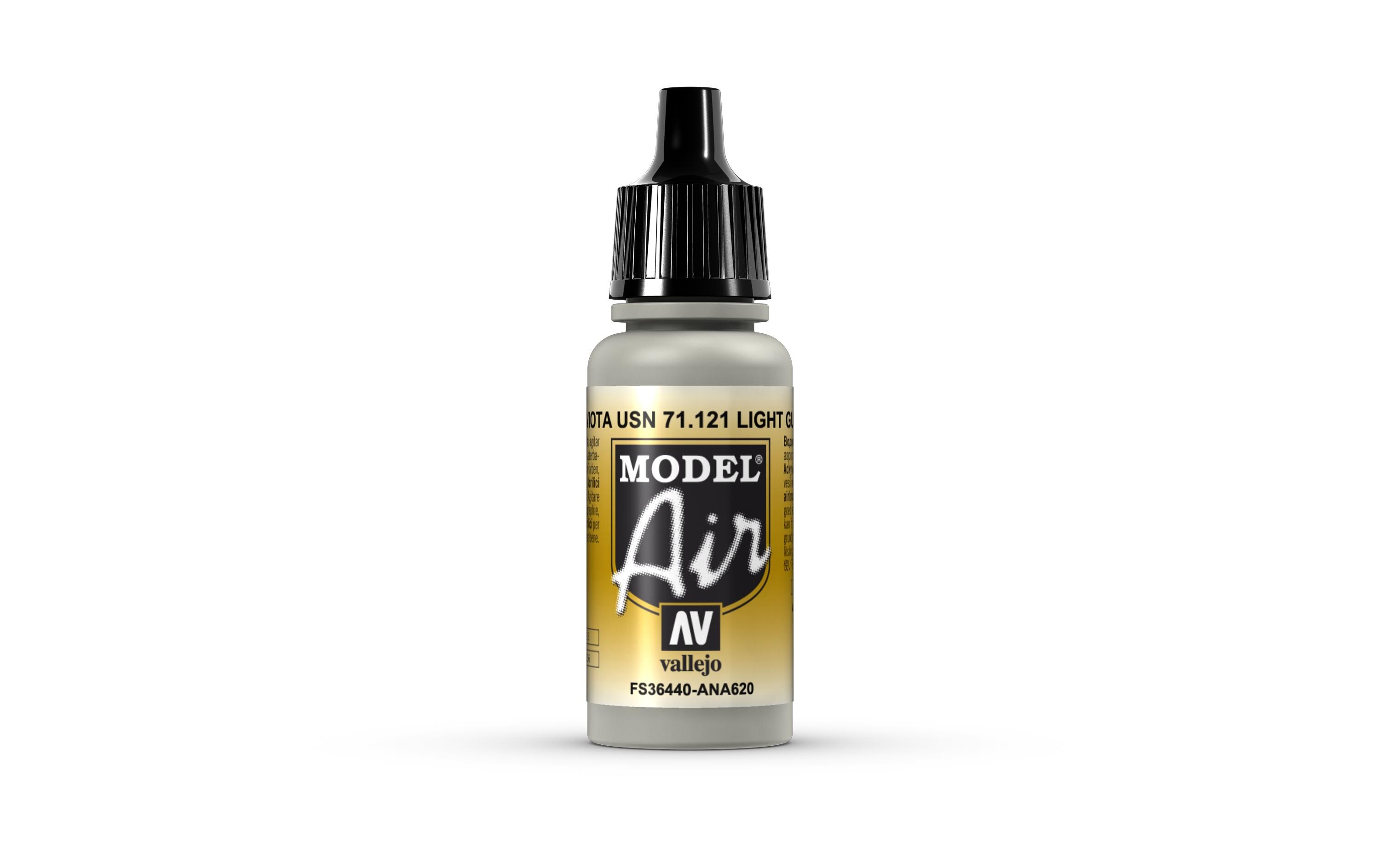 Airbrushfarbe Light Gull Grau 17 mlAcryl Model Air Color für Airbrush