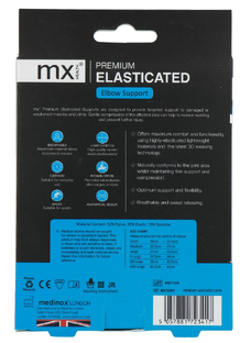 MX Health Premium Elasticated Elbow Support XL 1ST