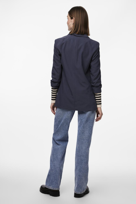 Pieces blauwe dames blazer