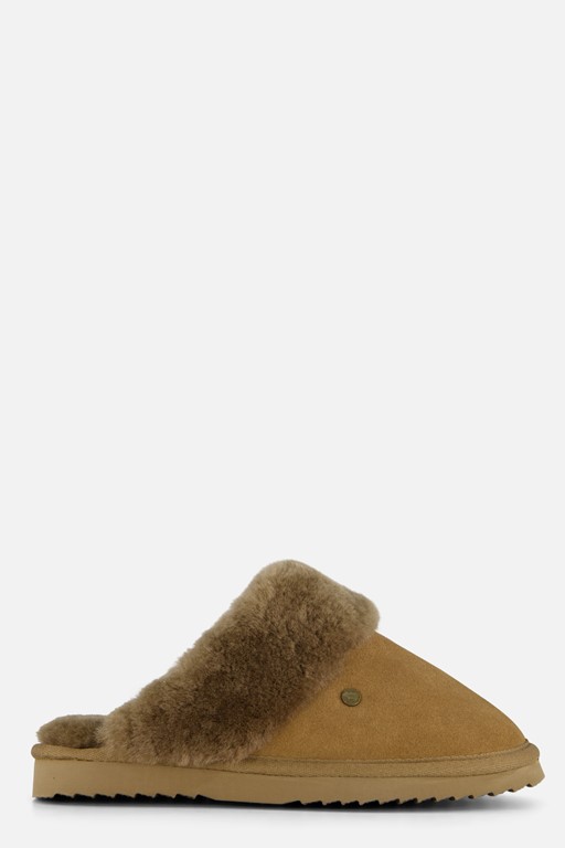 Warmbat Flurry Pantoffels taupe Suede