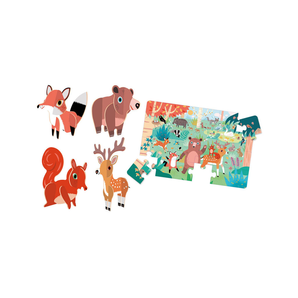 P'tits Jeux De Puzzles Classiques - Bienvenue dans la Forêt