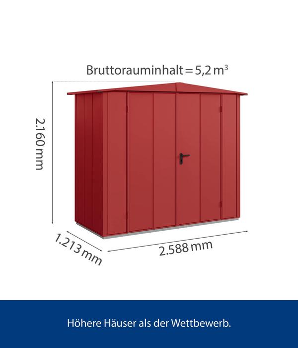Hörmann Berry-Gerätehaus Modern-S Typ 1, ca.