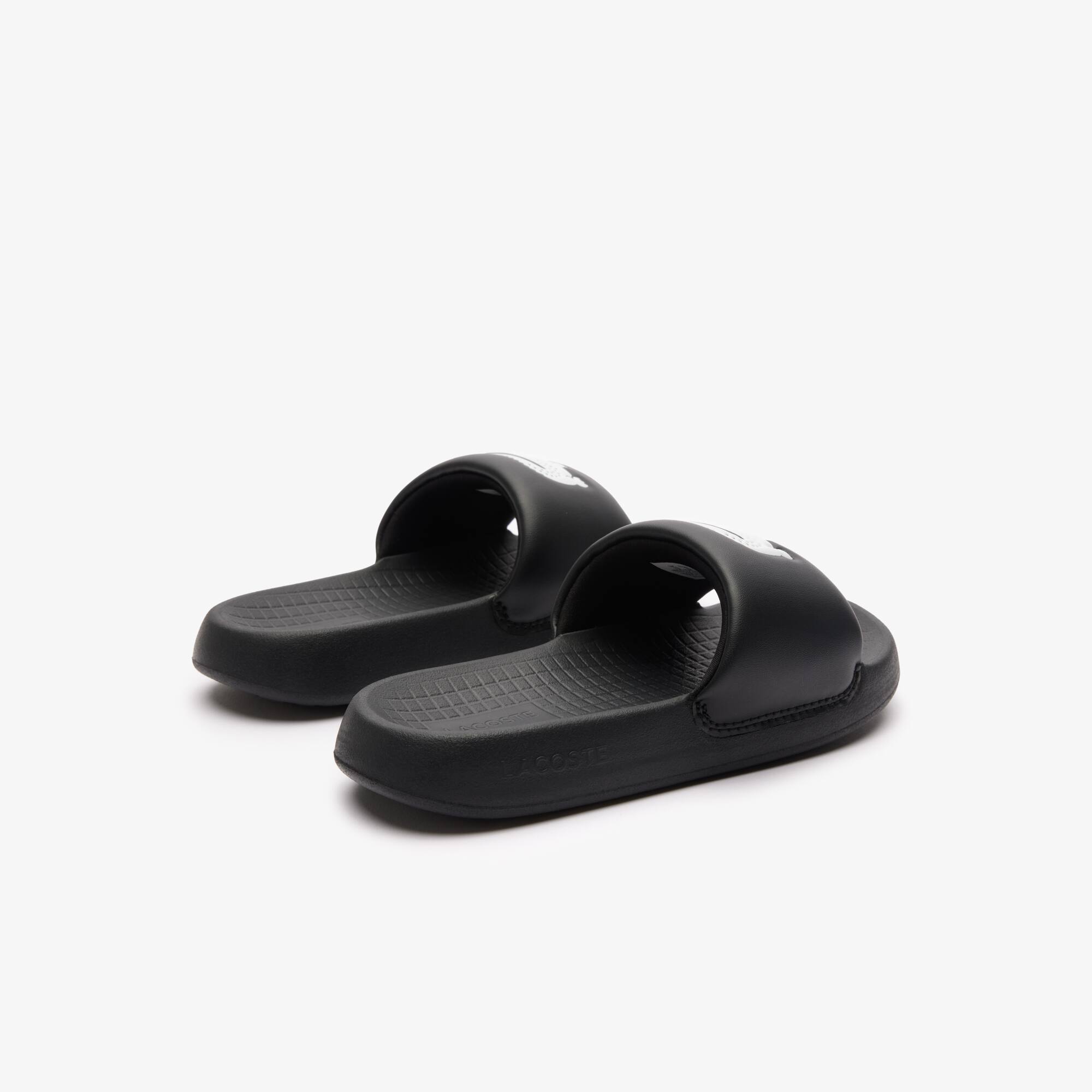 Claquettes Serve Slide 1. enfant Chaussures - Noir - Lacoste - Enfant