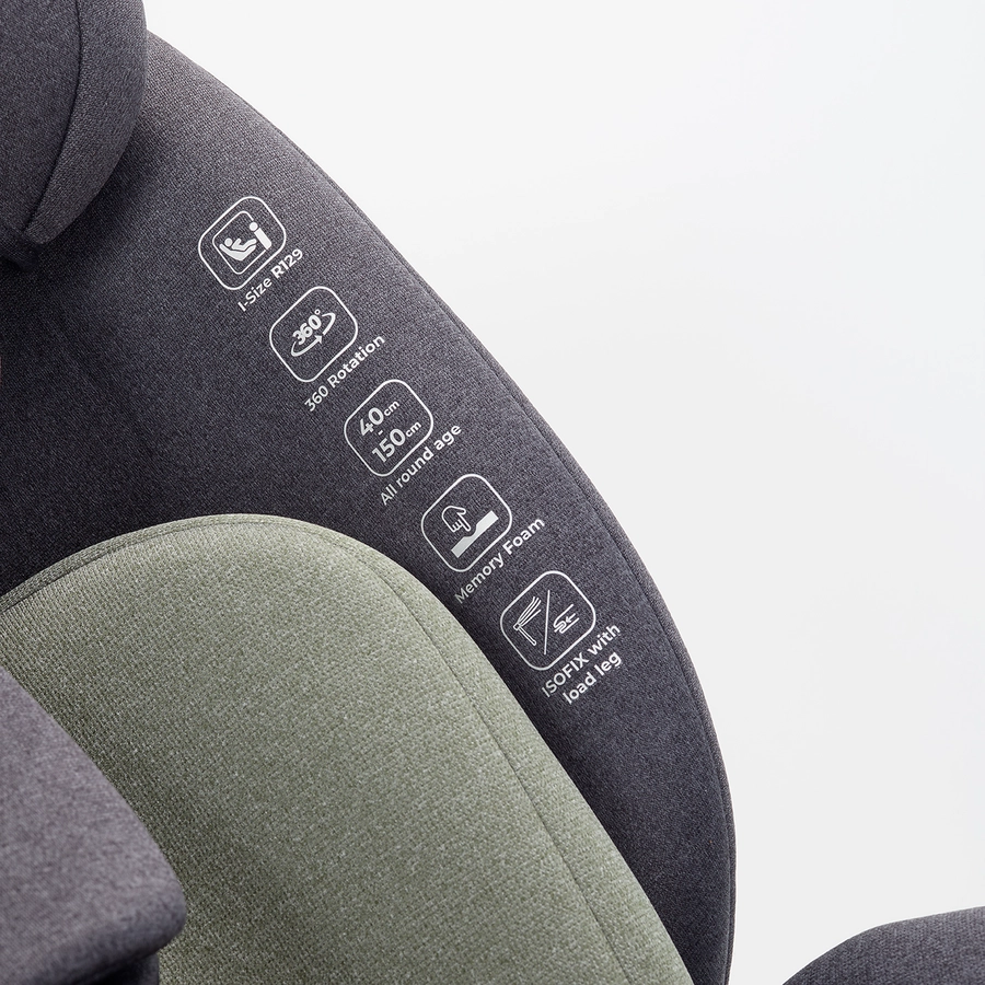 babyGO Kindersitz Move 360 Green