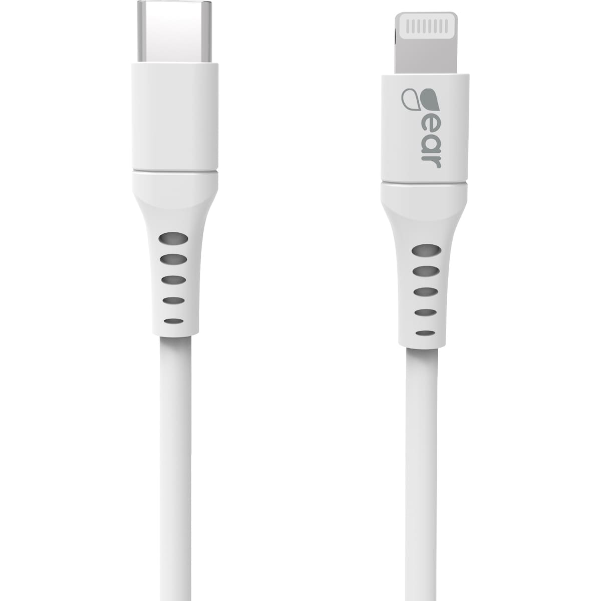 Gear USB-C til Lightning MFi kabel 1m (hvit)