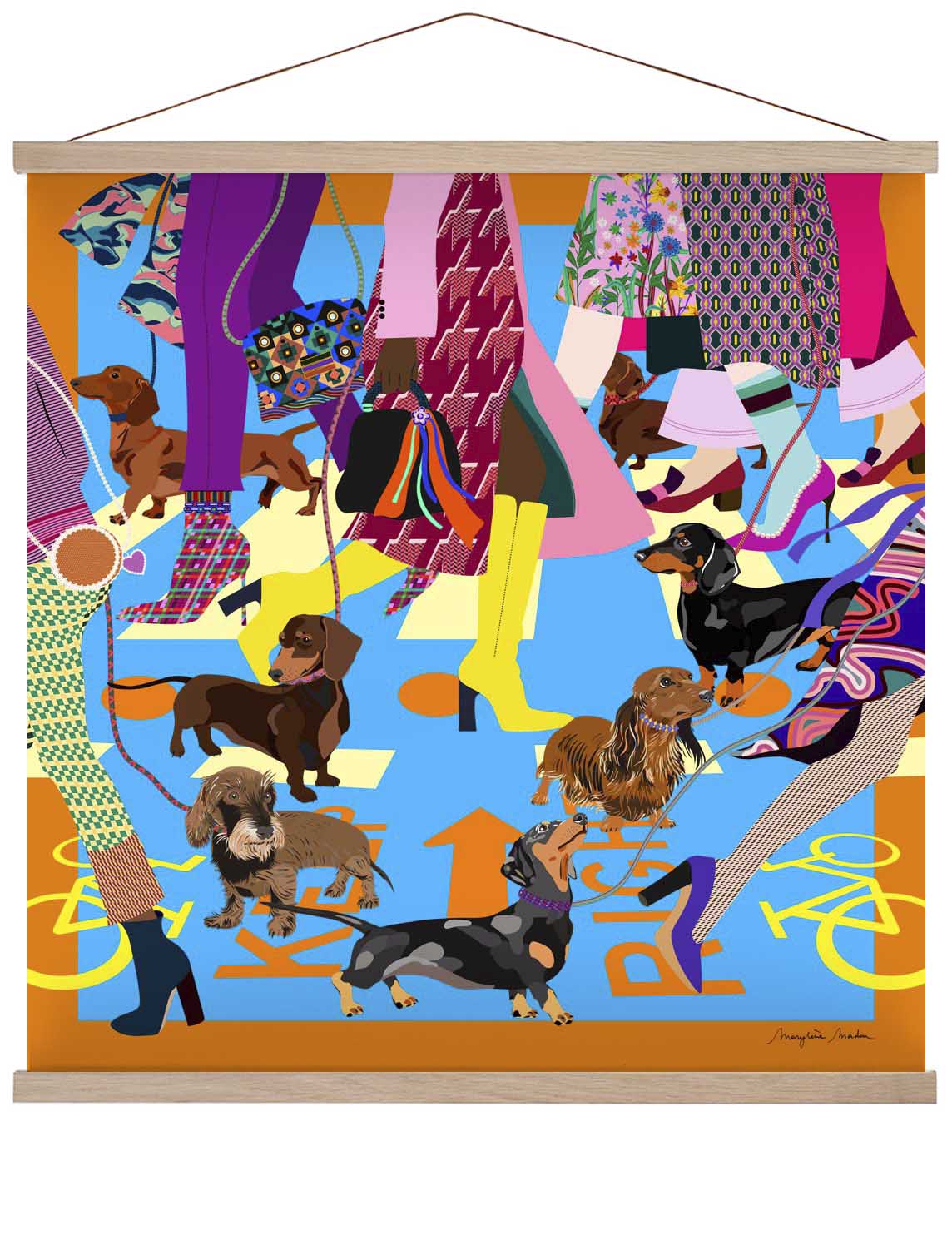 Mode Dackelhunde von MARYLENE MADOU