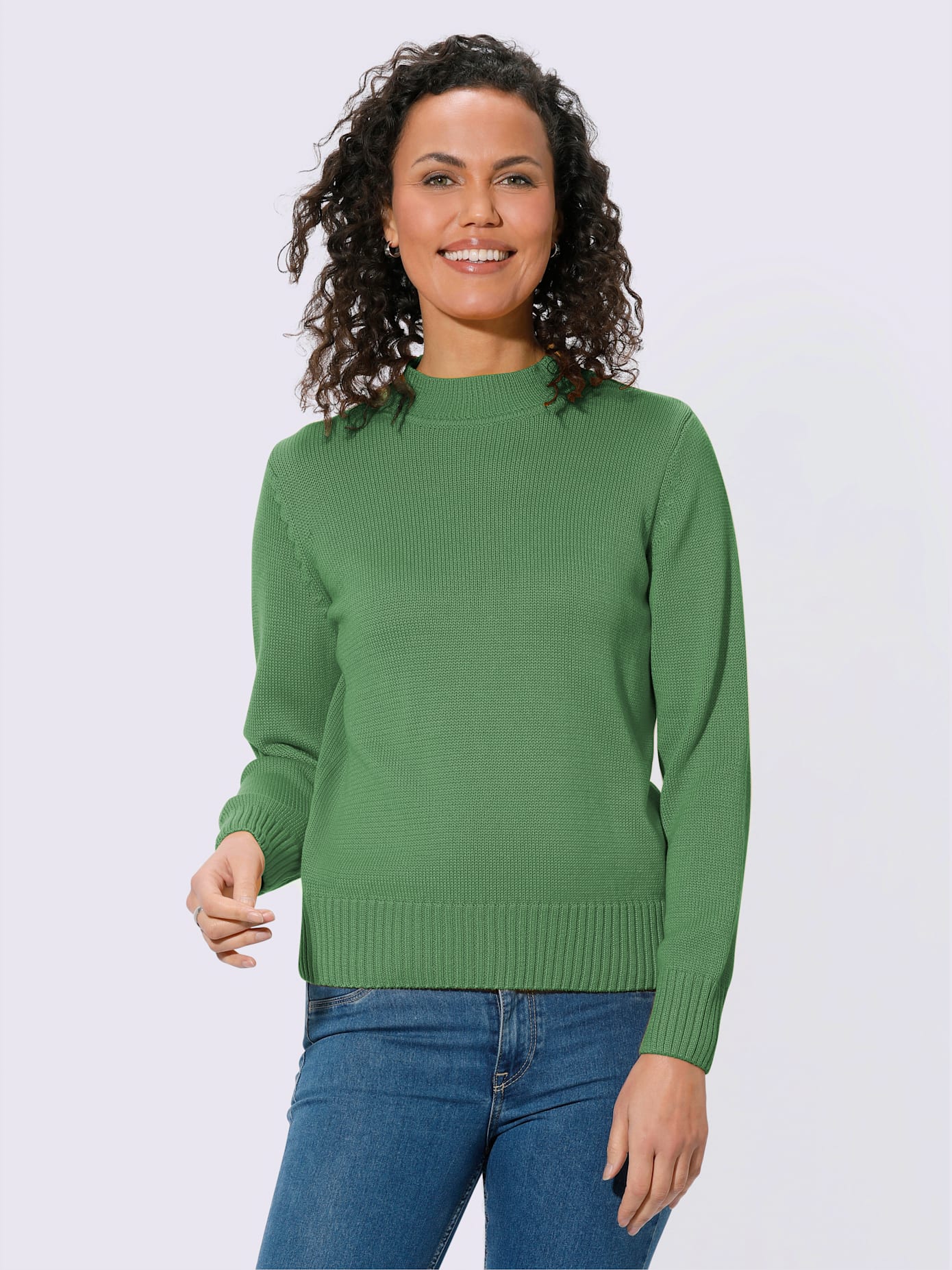 Pull femme col tortue finitions côtelés