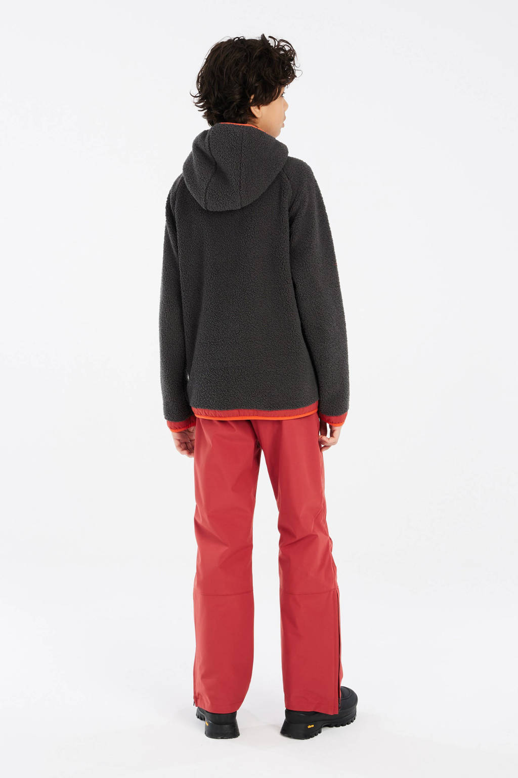 Protest hoodie fleece PRT CULT JR antraciet