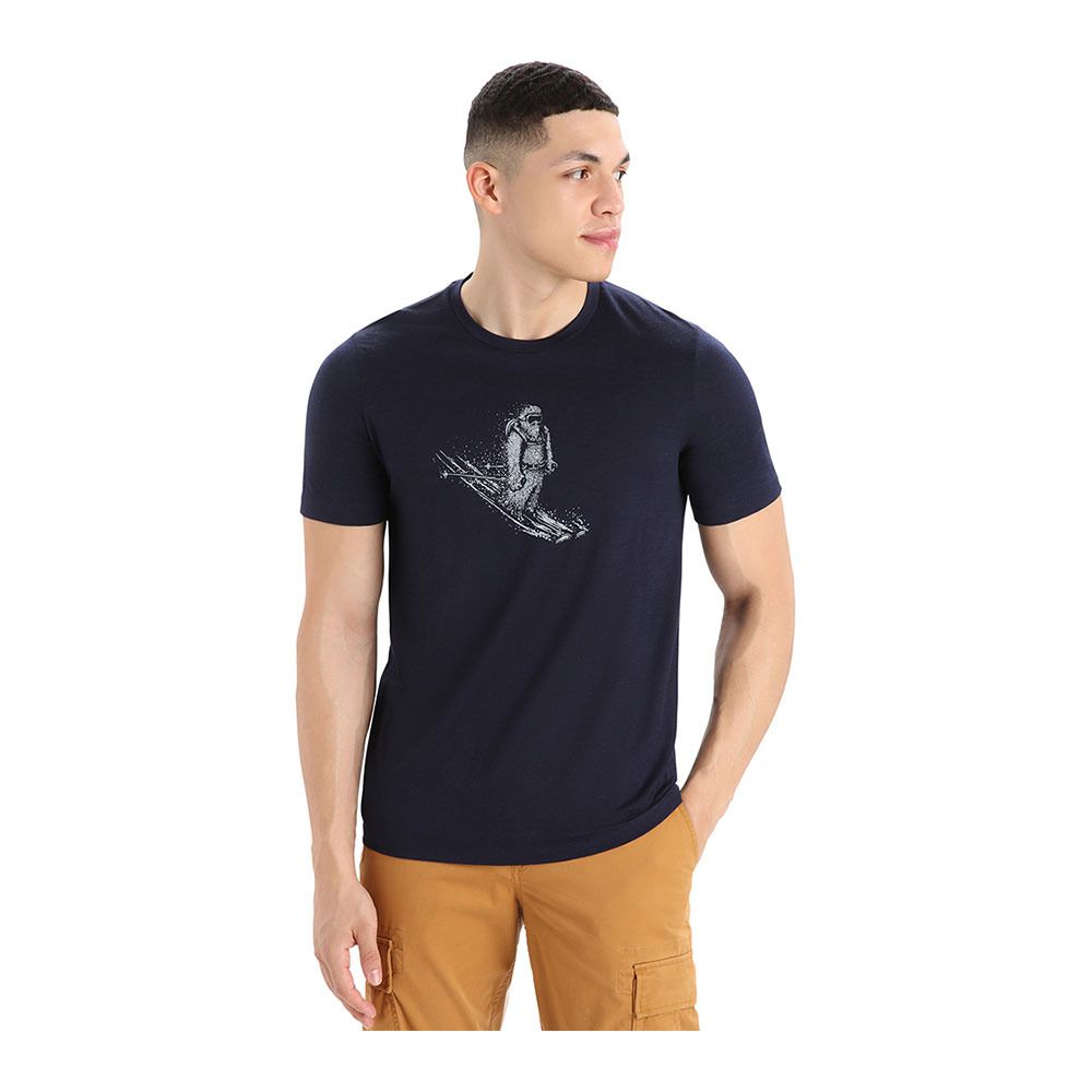 Icebreaker TECH LITE II - Tee-shirt Homme midnight navy