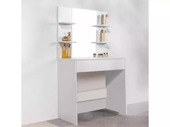 Meuble coiffeuse avec miroir et tiroir Blanchett