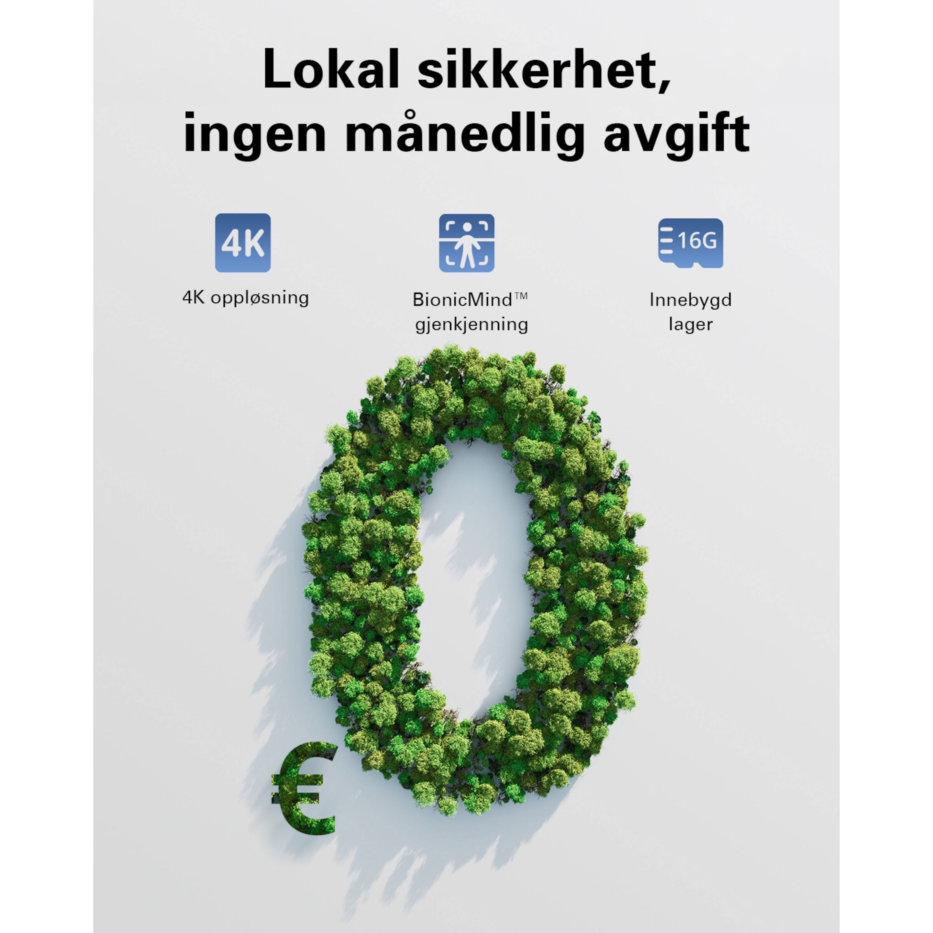 Eufy EufyCam 3-kit med solpanel og 3 kameraer