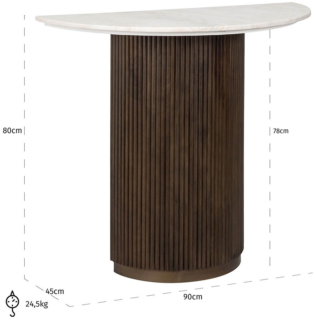Wandtafel 211820 Mayfield B90 x D45 x H80 cm