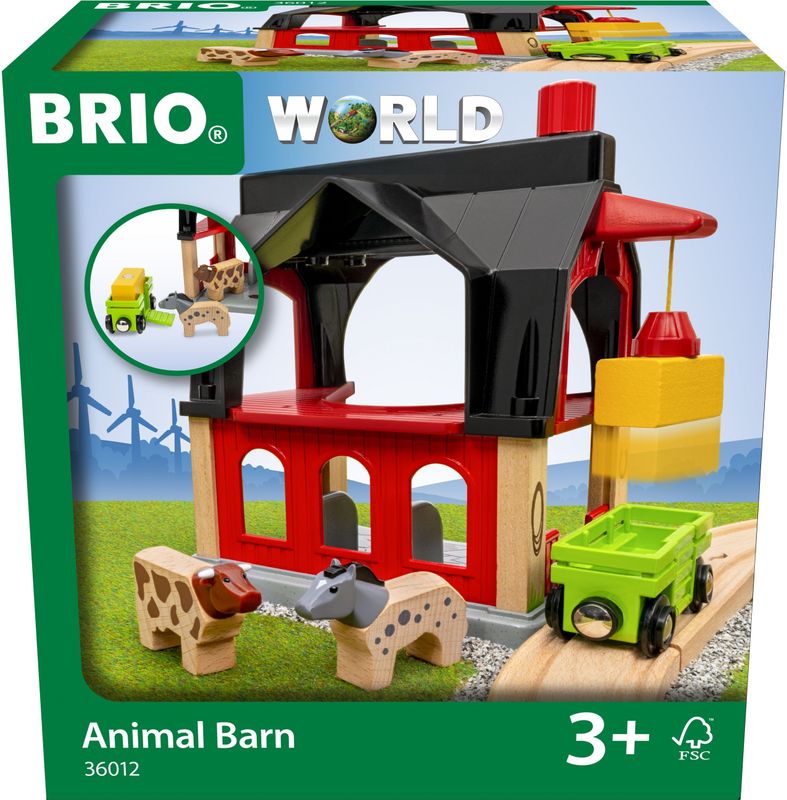 BRIO - 36012 - Accessoire voor Treinset - Stal - Voor Kinderen vanaf 3 Jaar