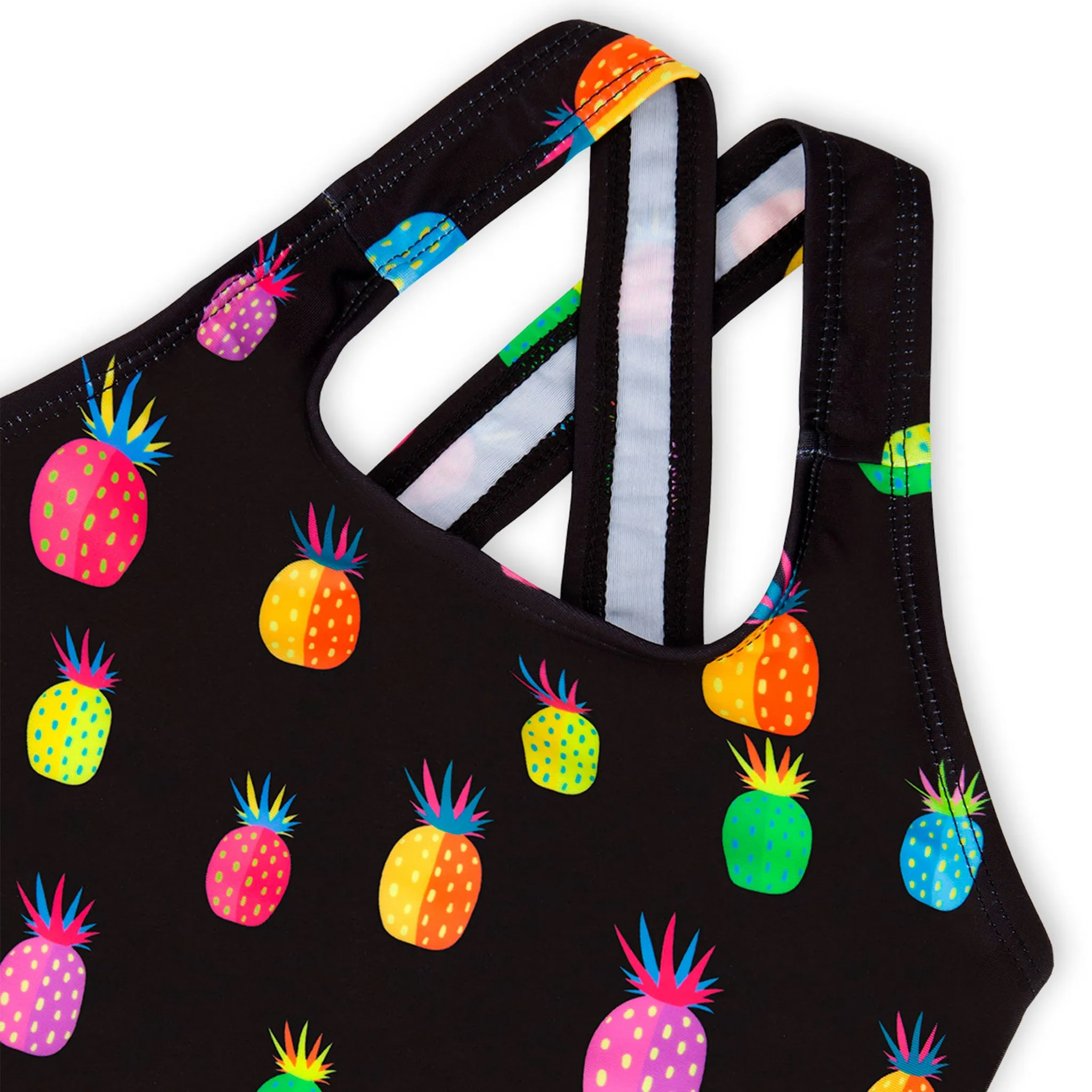 Deux par Deux Maillot UV Une Pièce Ananas 7-12ans