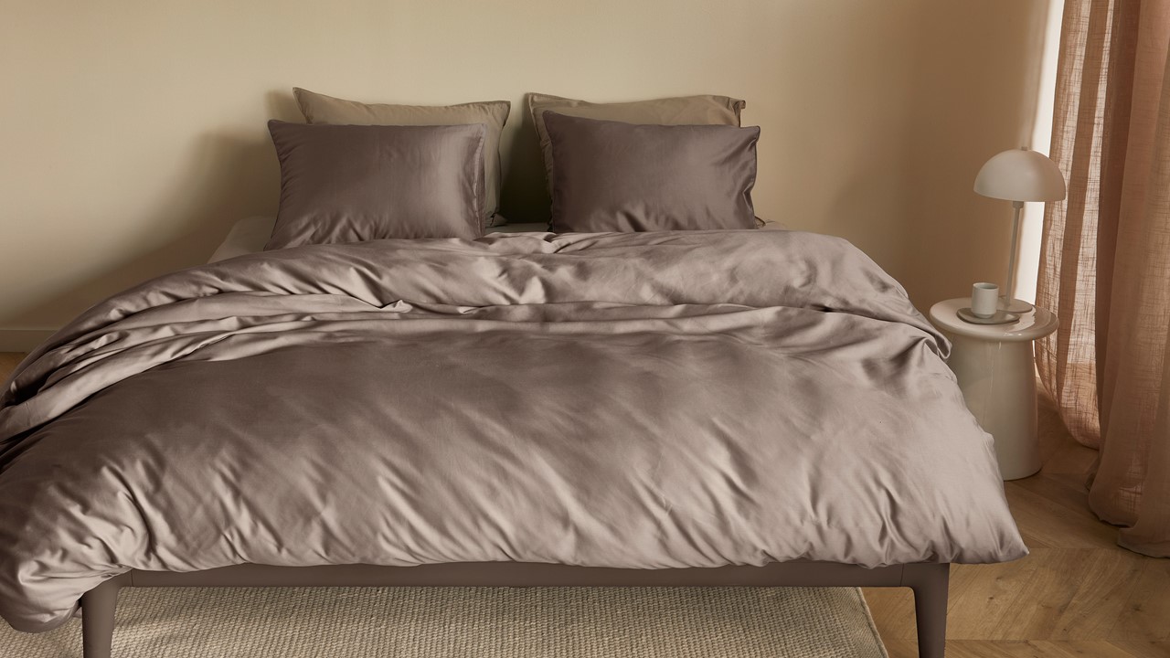 Dekbedovertrek Change taupe