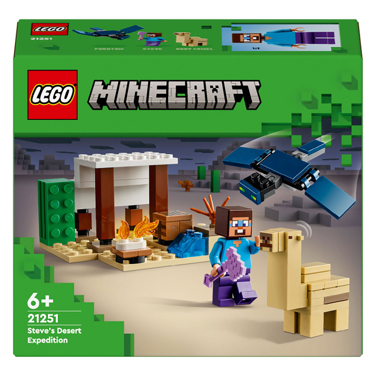 LEGO Minecraft 21251 Steve's Woestijnexpeditie