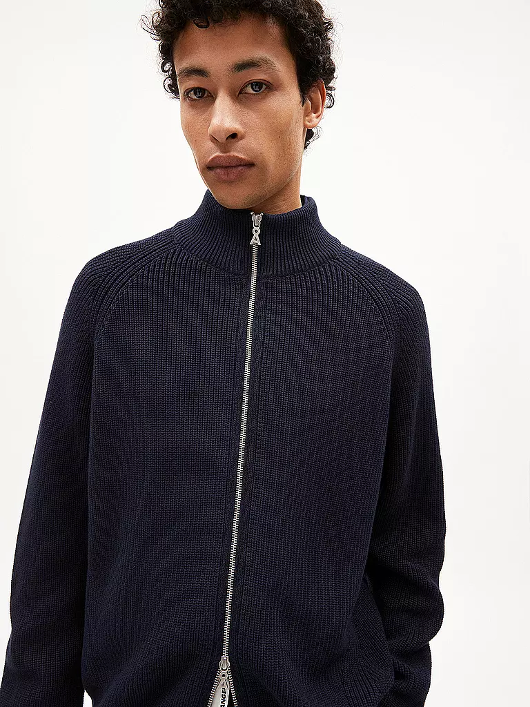 ARMEDANGELS Strickjacke AARTYOM blau