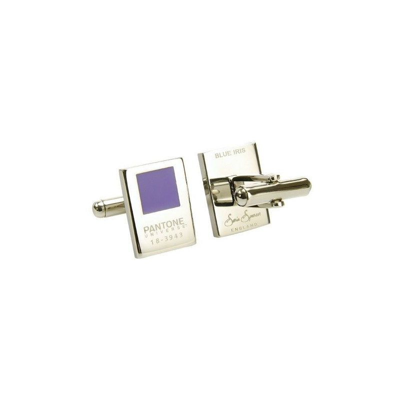 Boutons de manchette, Pantone Blue Iris