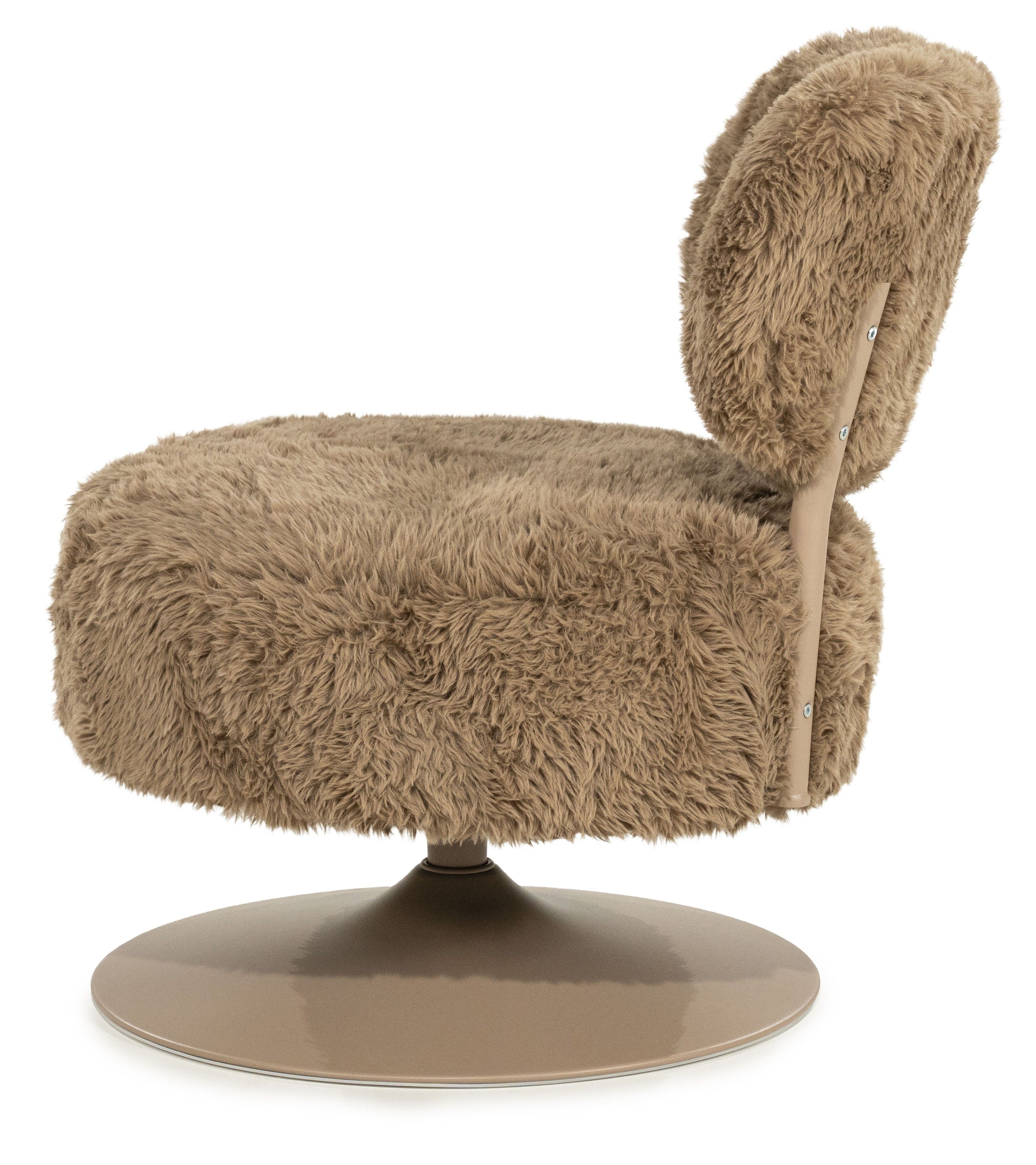 Draaifauteuil Taupe 250356 Furlo B67 x D69.5 x H75 cm
