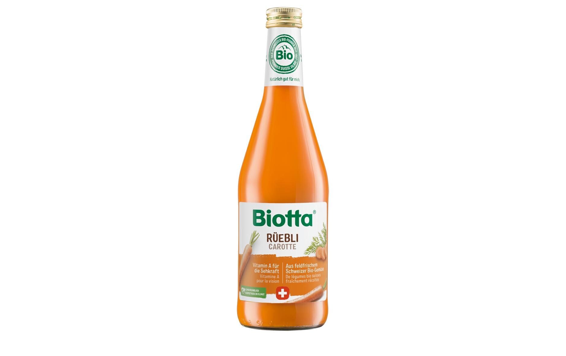 Säfte Rüebli Bio 0.5 lGemüsesaft aus erntefrischen Bio-Karoten