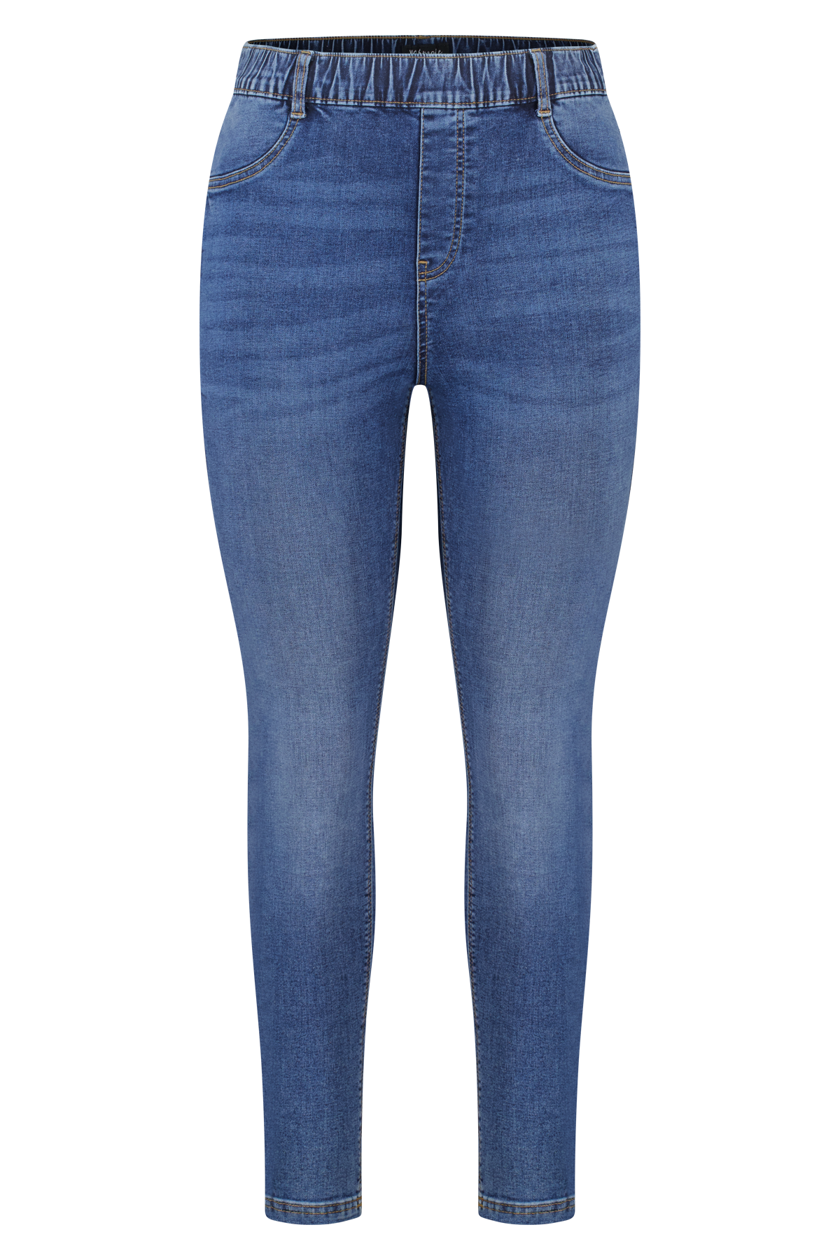Tregging met denim look Dark Denim