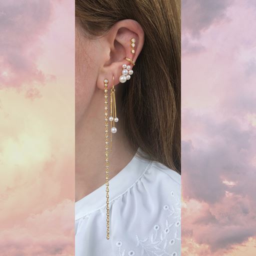The Earring Shop Serena Ørering, Guld-Højre