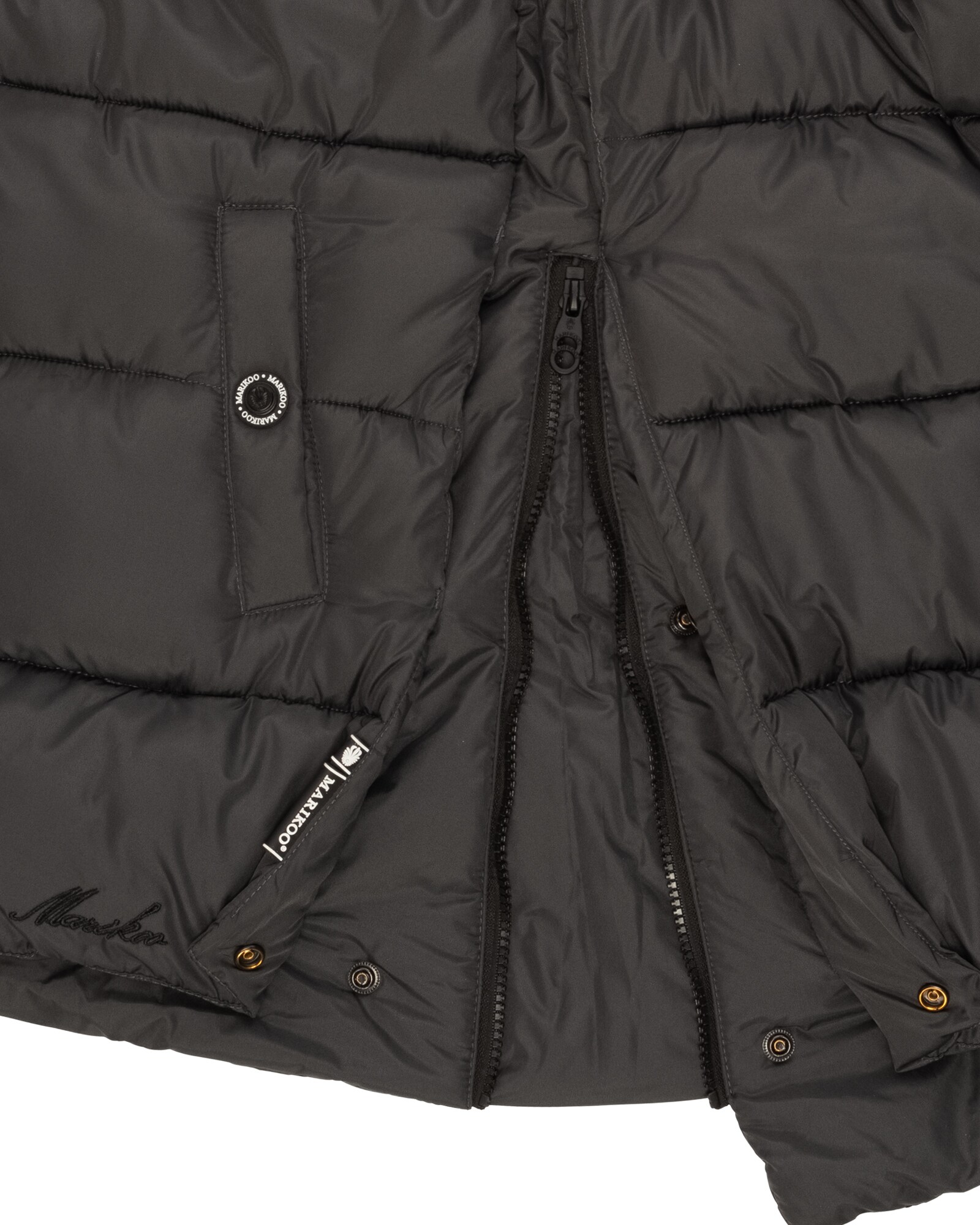 MARIKOO Damen Steppweste Bodywarmer mit Kapuze Zarinaa