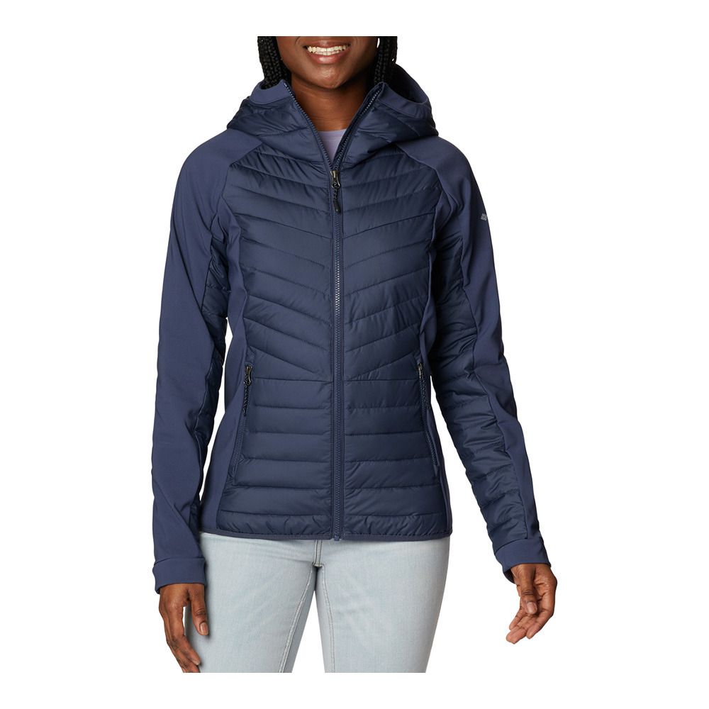 Columbia POWDER LITE HYBRID - Doudoune Femme blue