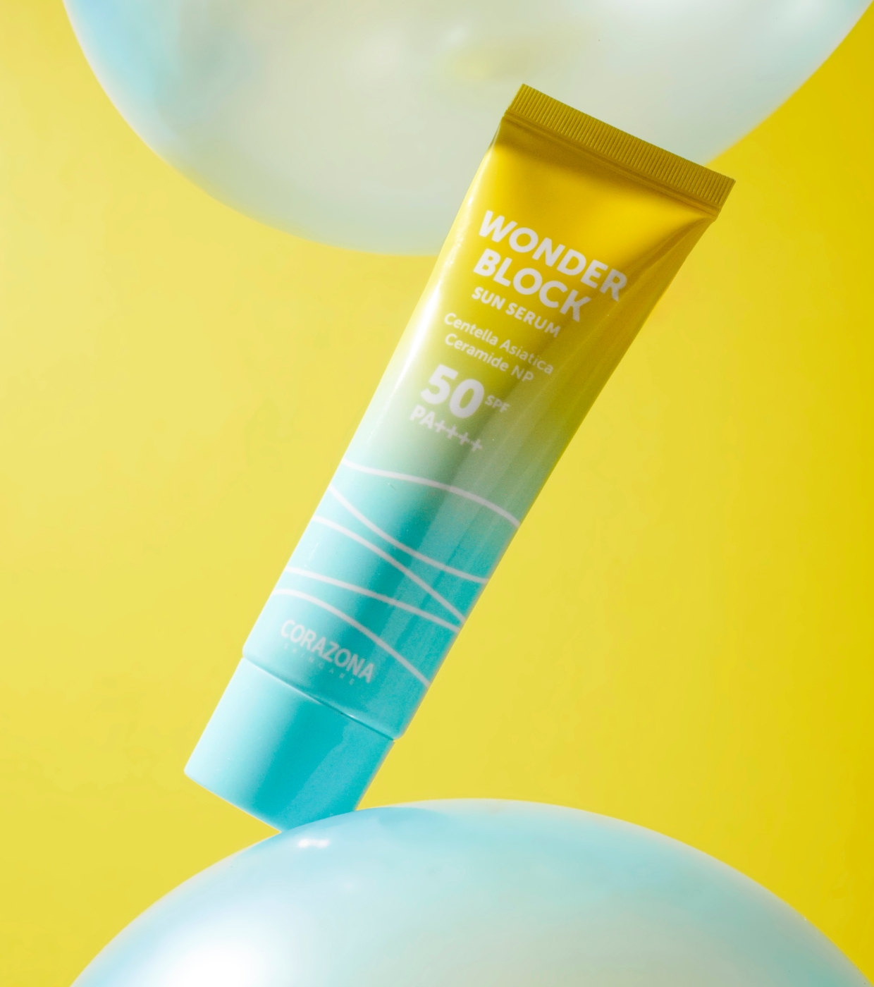 CORAZONA Skincare - Protetor solar em sérum Spf 50 PA++++ Wonder Block