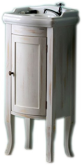 Sapho Retro wastafel onderkast 36.5x85x29cm wit
