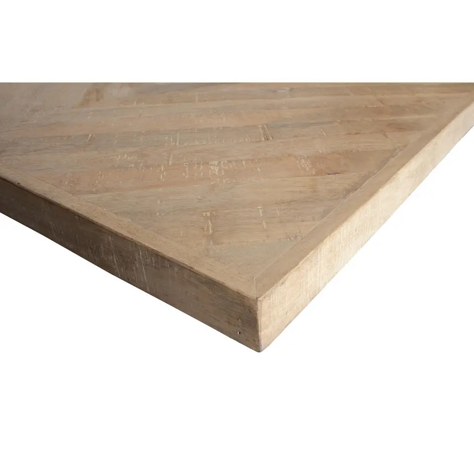 WOOOD Tablo Tafel Visgraat met 2-Standen Poot - Mango - 75x200x90