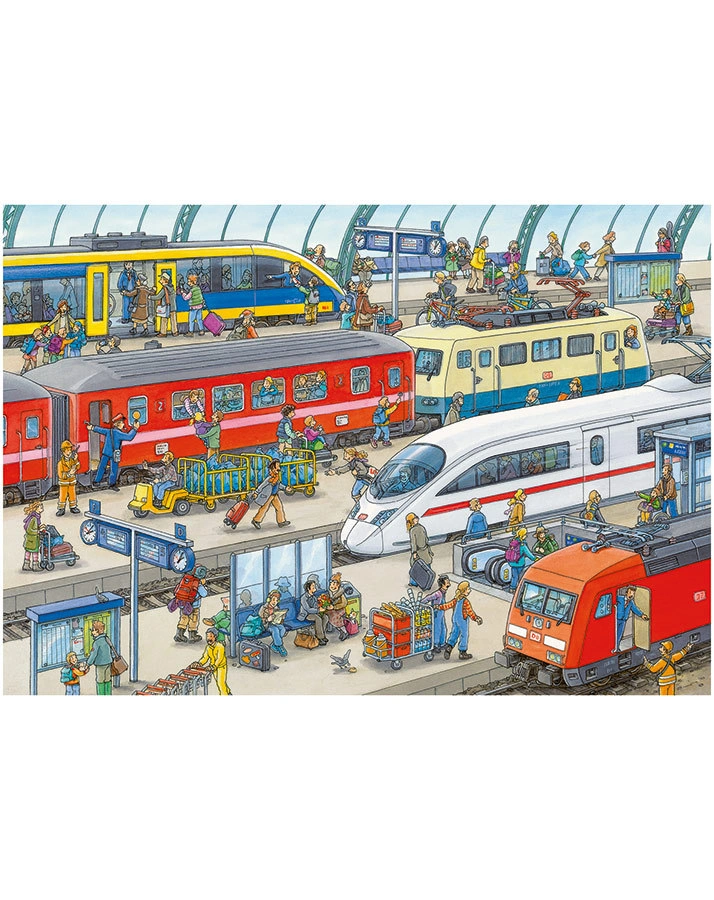 Puzzle TRUBEL AM BAHNHOF 2x24-teilig