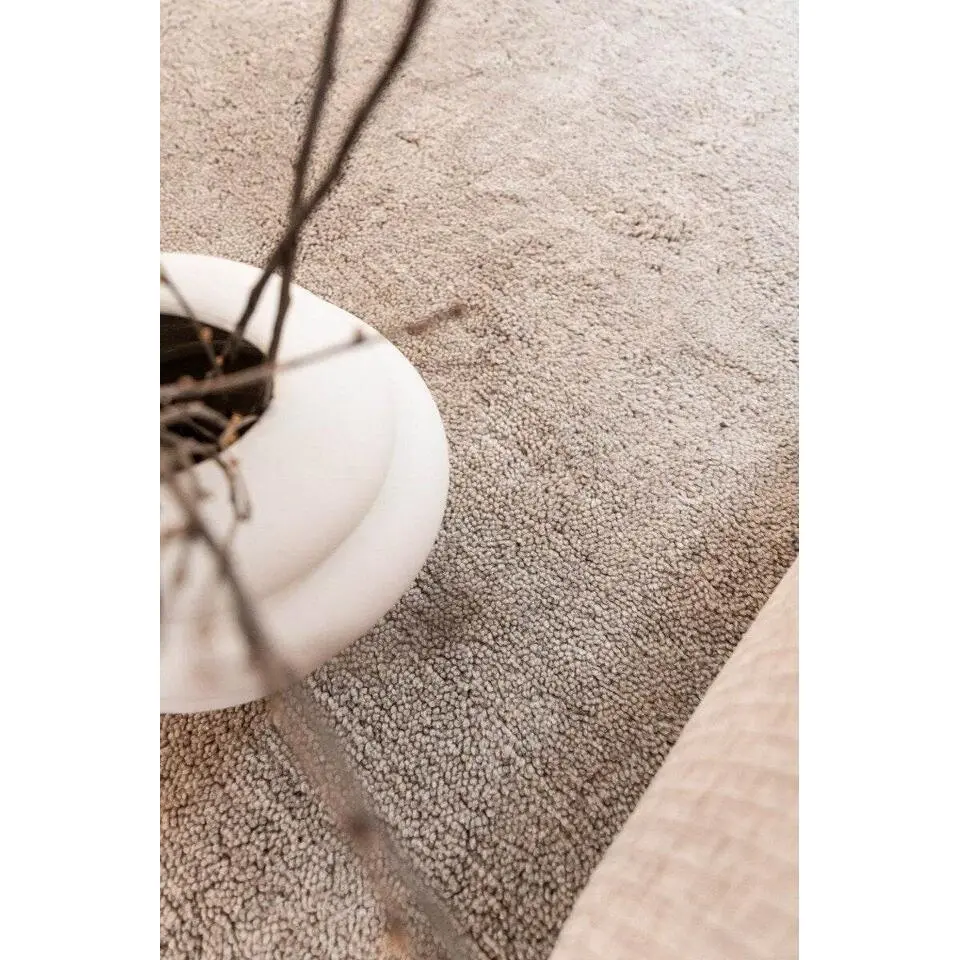 Interieur05 rond berber vloerkleed Nador zand - 160 x 160 cm