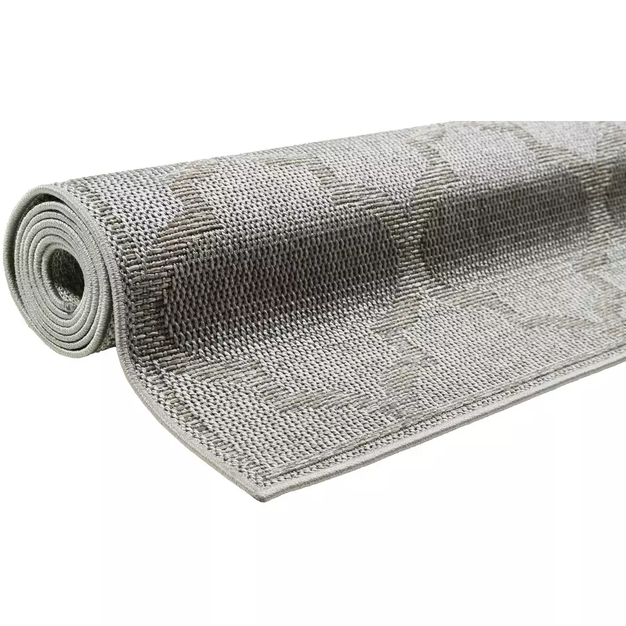Wecon home Outdoorteppich In & Outdoor Gleamy Outdoor grau silber
