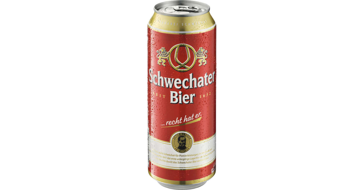 Schwechater Bier Vollbier 0,5 Liter Dose (Einweg)