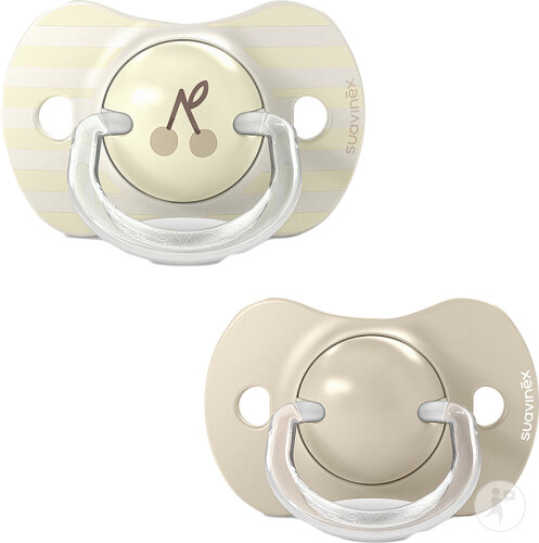 Suavinex Birdies Sucettes Symetriques SX Pro +18 Mois Beige 2 Pièces